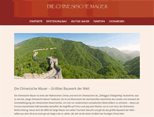 Tablet Screenshot of chinesischemauer.net